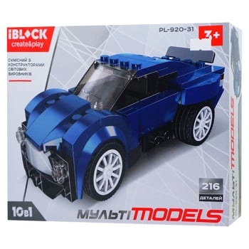 Iblock PL-920-31 Car Building Set - buy, prices for MegaMarket - photo 1