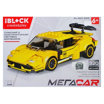 Iblock PL-921-298 Car Building Set - buy, prices for MegaMarket - photo 2