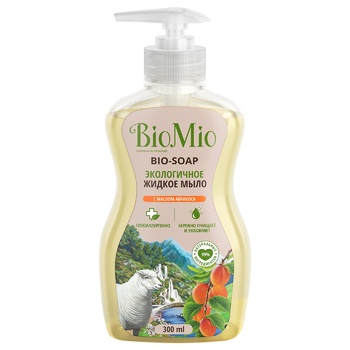 BioMio Liquid Soap With Apricot Oil 300ml BioMio Liquid Soap With Apricot Oil 300ml - buy, prices for - photo 1