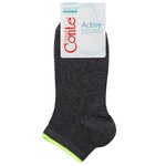 Conte Elegant Active 035  Dark-Grey Women's Socks Size 25