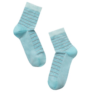 Conte Elegant Comfort Women's Socks s.25 Light Turquoise - buy, prices for COSMOS - photo 2