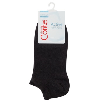 Conte Elegant Active Women's Socks s.25 Black - buy, prices for Za Raz - photo 1