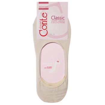 Подследники Conte Elegant Classic женские бежевые размер 25 - купить, цены на КОСМОС - фото 1