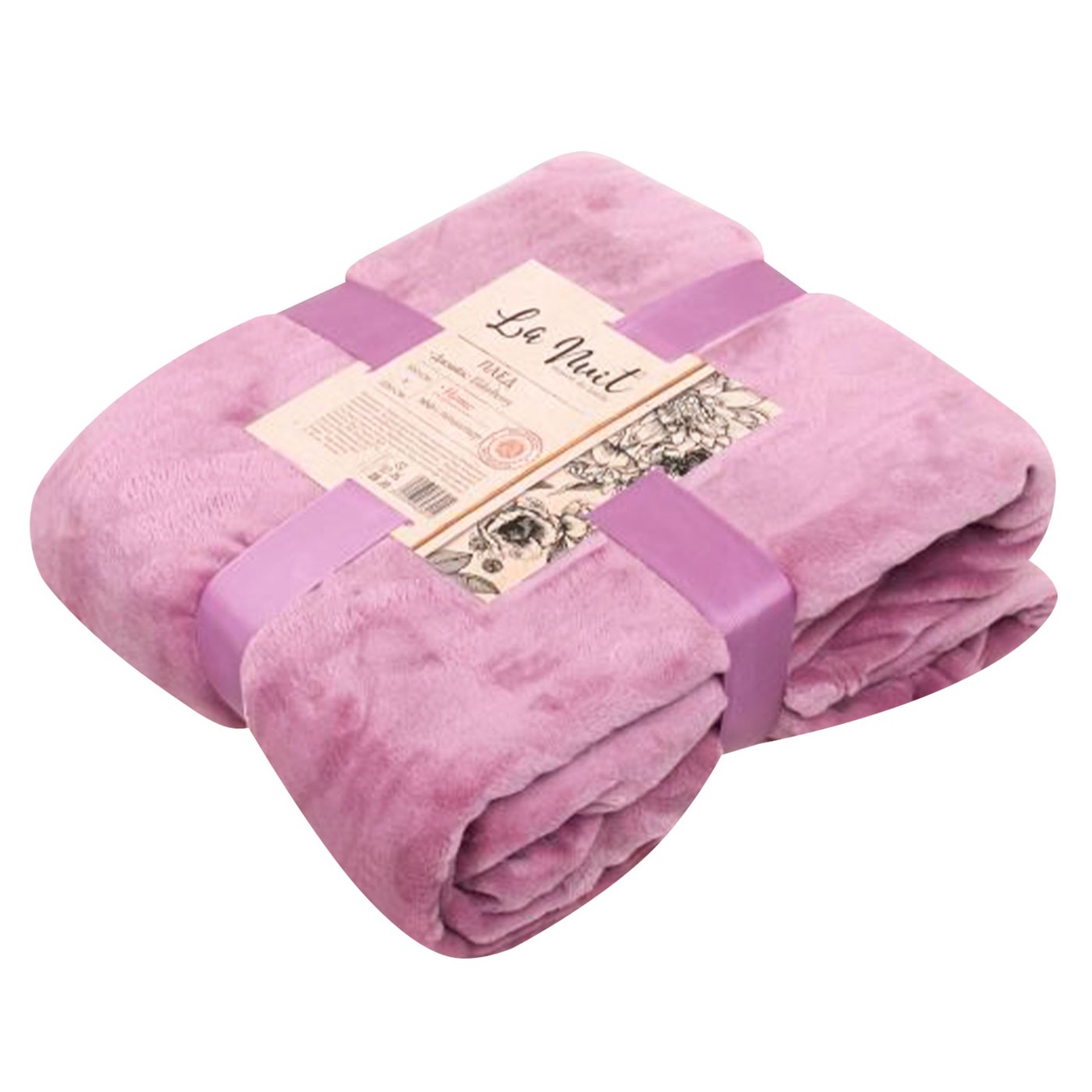 

Плед La Nuit Basic Elderberry 100% полиэстер 160х200см