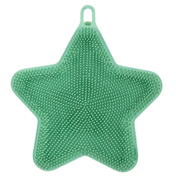 Flamberg Star Silicone Brush for Cleaning Glass