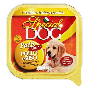 Monge Special Dog Chicken Pate with Rice for Puppies 150g