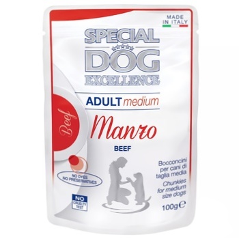 Monge Special Dog Excellence Beef Wet Food for Dogs of Medium Breeds 100g - buy, prices for COSMOS - photo 1