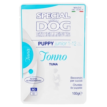 Monge Special Dog Excellence Wet Food with Tuna for Puppies 100g - buy, prices for - photo 1