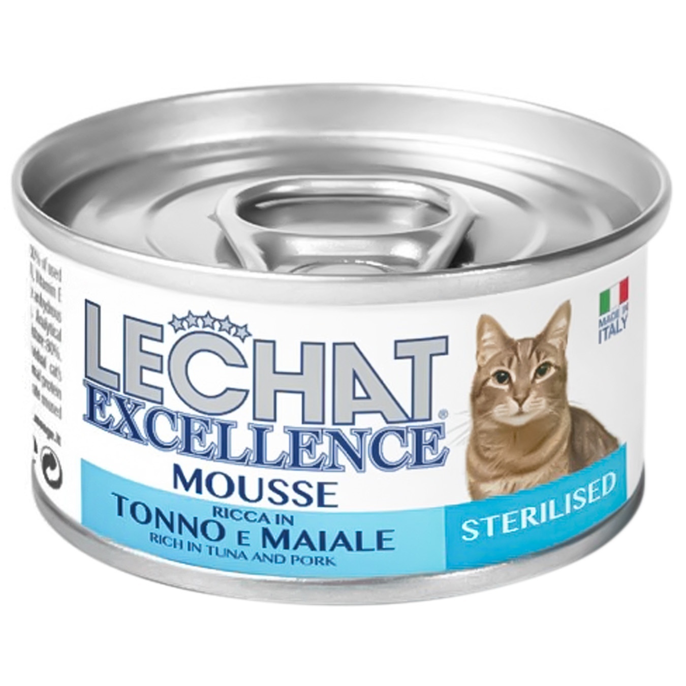 

Корм Monge Lechat тунец со свининой для стерилизованных кошек 85г