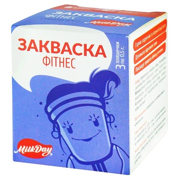 Закваска бактериальная Milk Day Фитнес 1.5г - купить, цены на Auchan - фото 1