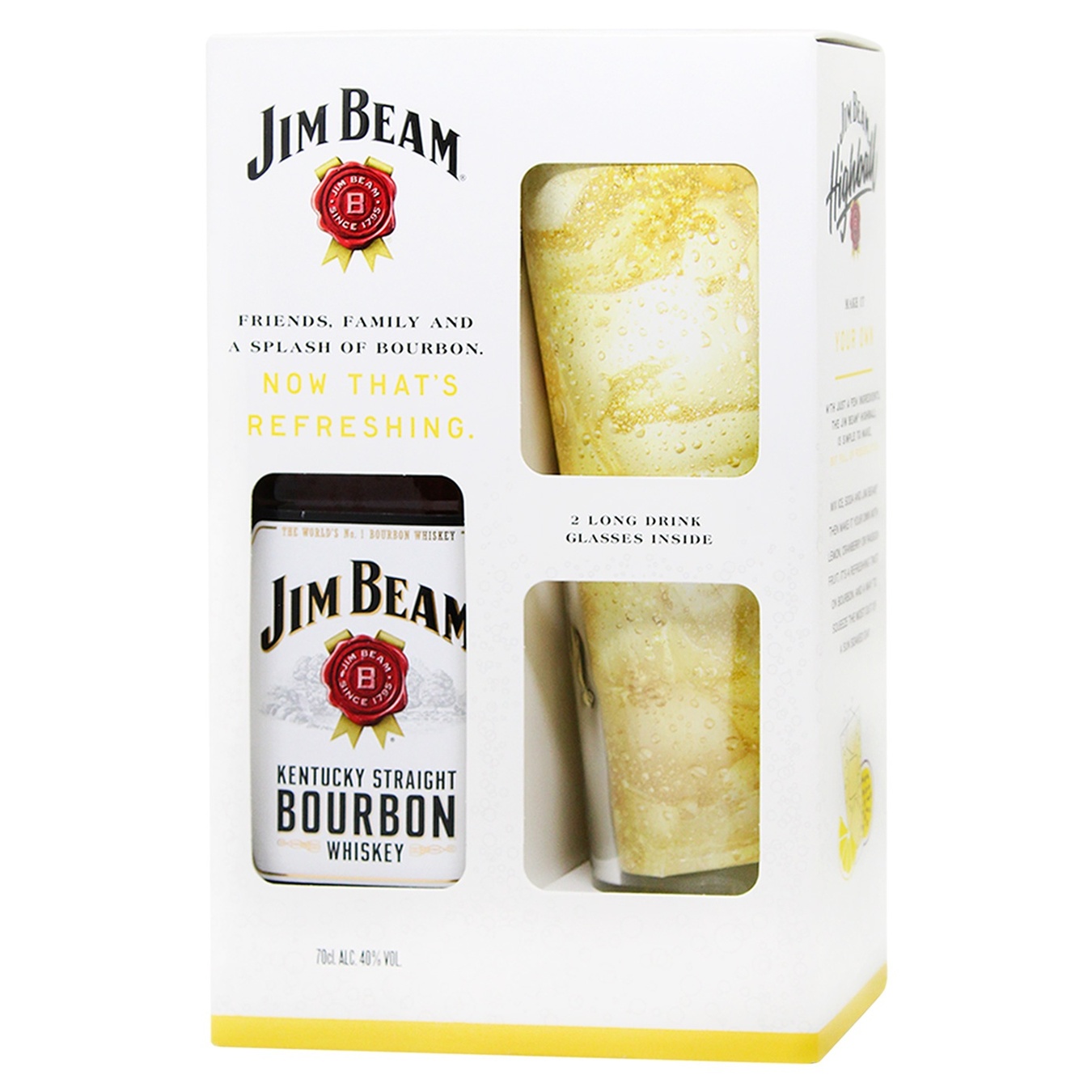 

Віскі Jim Beam White + 2бок 40% 0.7л х6