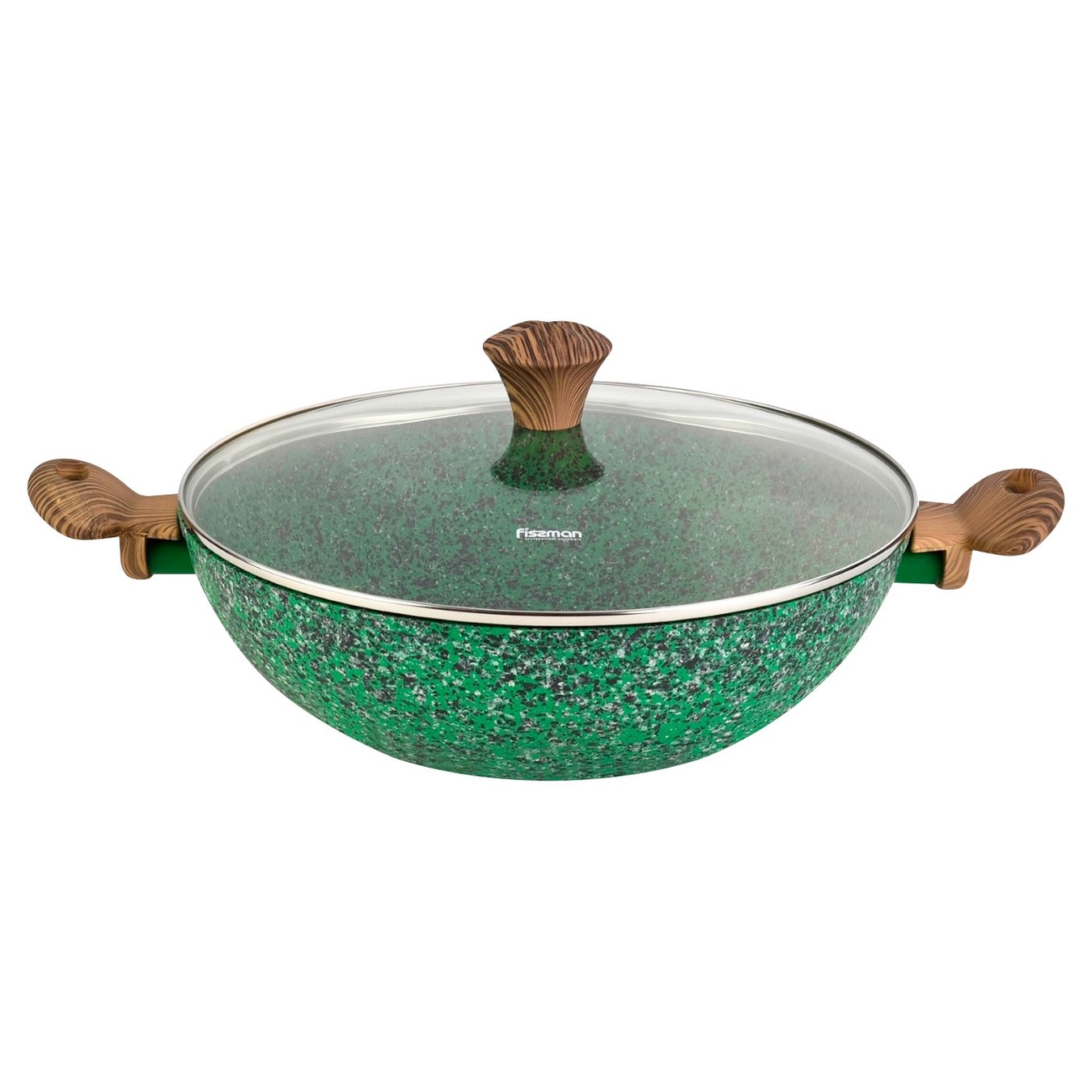 

Сковорода Fissman Malachite Wok 26х5.5см