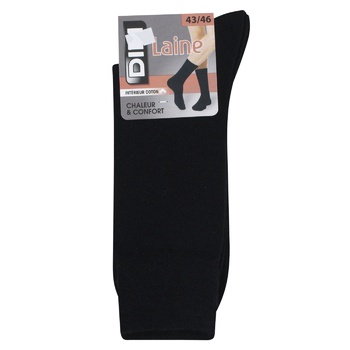 Dim Laine Men's Socks s.43-46 Black