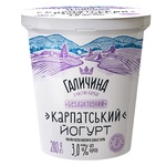 Йогурт Галичина Карпатский безлактозный 3% 280г