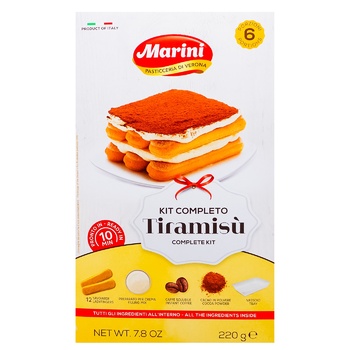 Marini Cookies Set for Making Tiramisu 10pcs 220g - buy, prices for NOVUS - photo 2