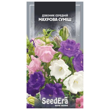 Насіння Seedera Квіти Дзвоник середній махрова суміш дворічний 0,2г