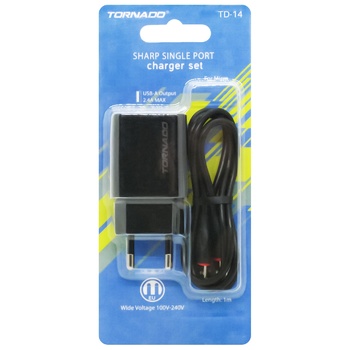 Tornado TD-14 Charger micro-USB Black - buy, prices for - photo 1