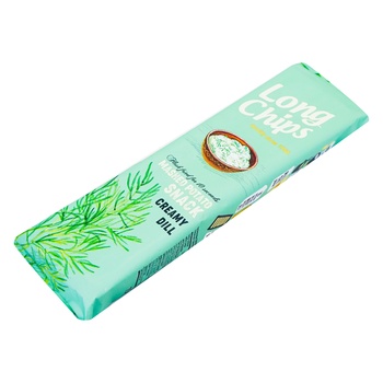 Long Chips Sour Cream and Dill Flavored Potato Chips 75g