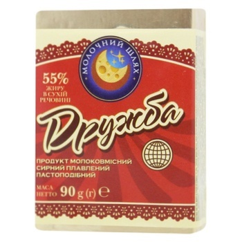 Molochnyi Shliah Druzhba Cheese Product 55% 90g - buy, prices for EKO Market - photo 1