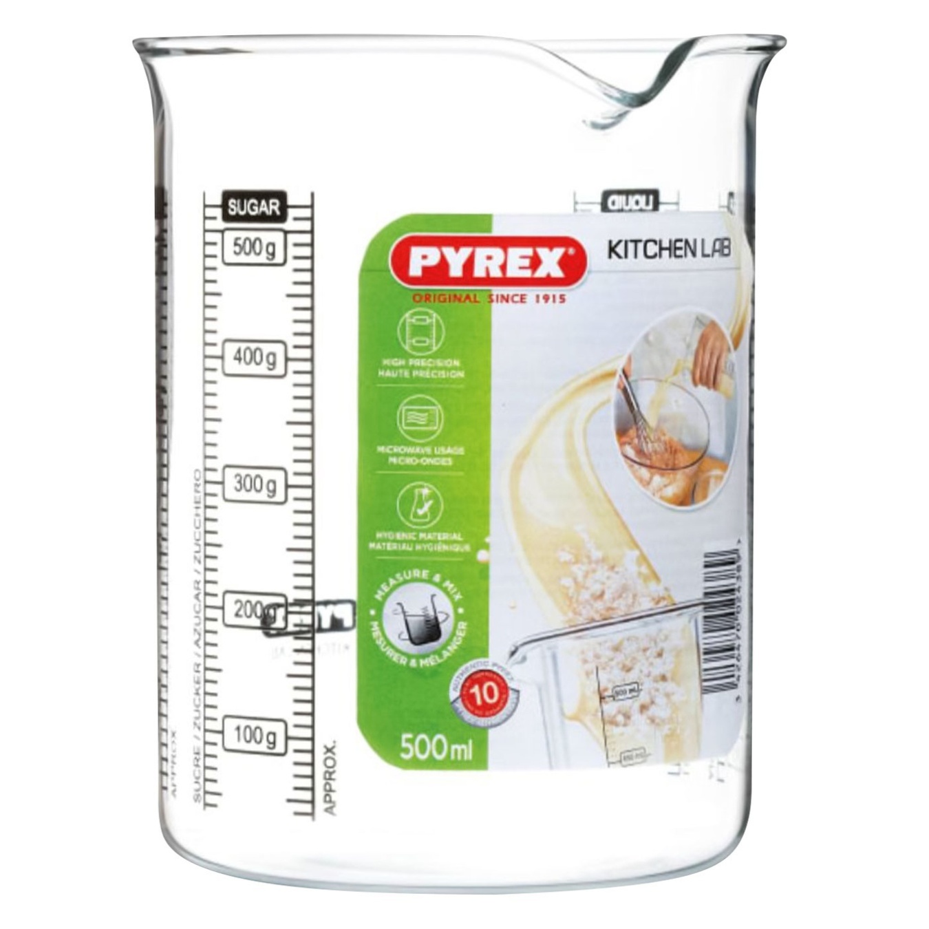 

Кружка мірна Pyrex Kitchen lab LABBK50 0.5л