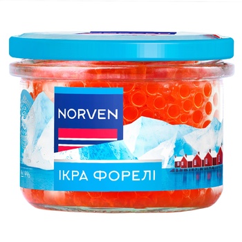 Iкра лососева Norven форелі зерниста 210г