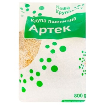 Nasha Krupinochka Artek Wheat Groats 800g - buy, prices for Vostorg - photo 1