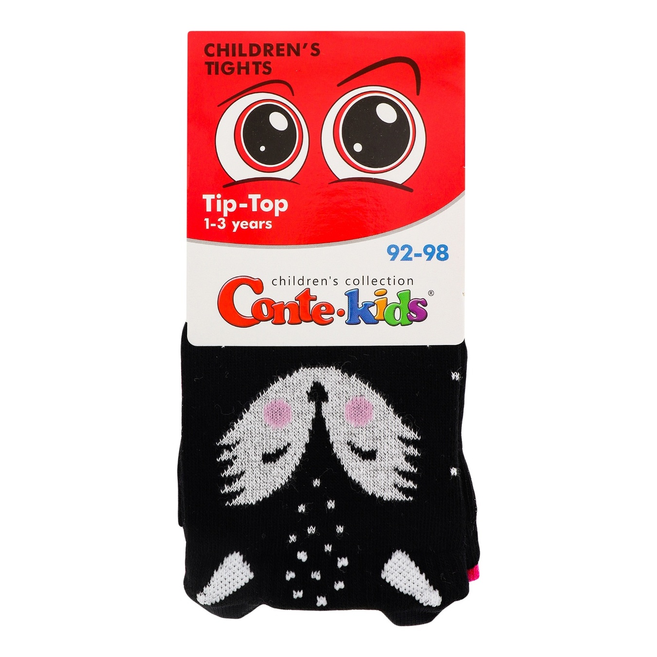 

Колготы детские Conte Kids Tip-top 573 черный-фуксия размер 92-98