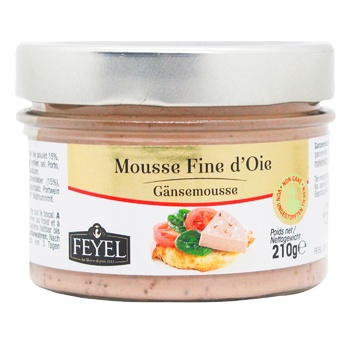 Feyel Goose Mousse 210g - buy, prices for - photo 1