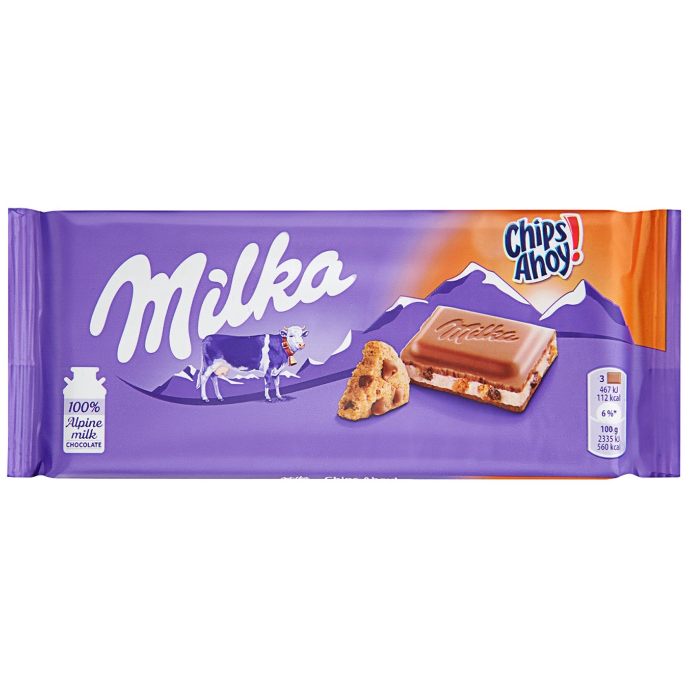 

Шоколад Chips Ahoy Milka 100г