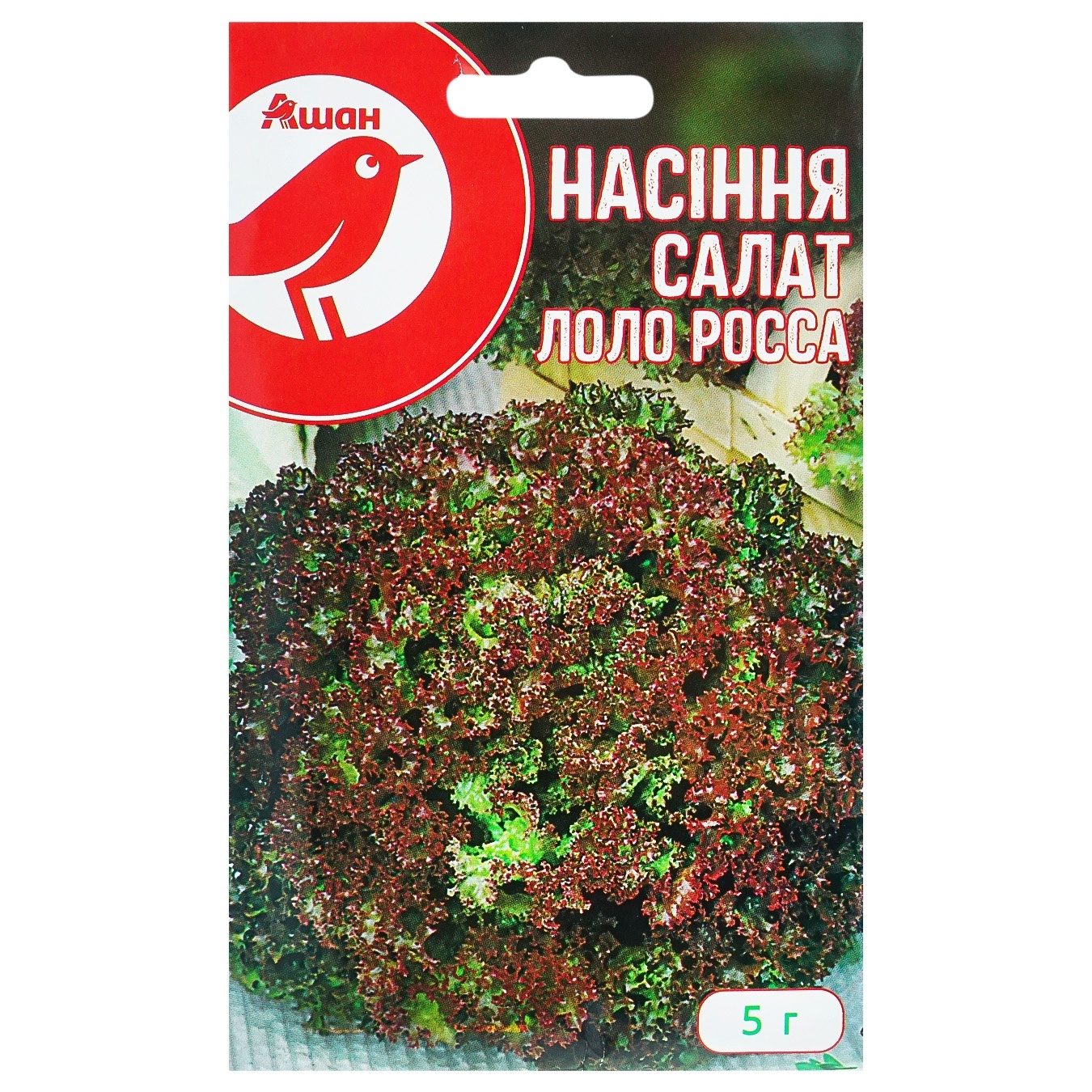 

Насіння Ашан салат Лоло Росса 5г