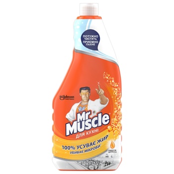 Mr.Muscle Citrus Energy Kitchen Cleaner Refil 450 ml - buy, prices for Auchan - photo 1