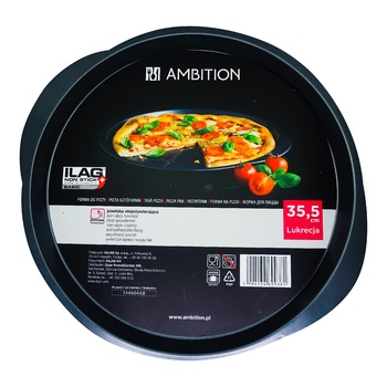 Ambition Lukrecja Perforated Pizza Pan with Non-Stick Covering 35.5cm - buy, prices for NOVUS - photo 3