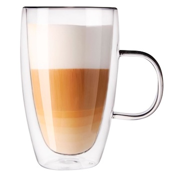 Latte Cup with Double Glass 0.625l