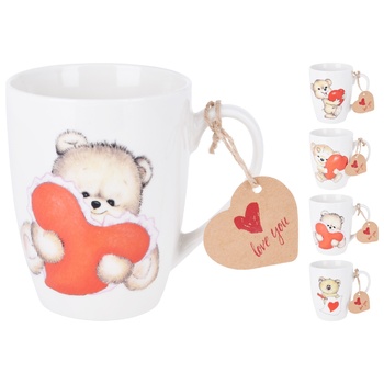 Bear with Heart Porcelain Cup 330ml - buy, prices for Auchan - photo 1