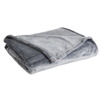 Actuel Flannel Gray Plaid 180*220cm - buy, prices for Auchan - photo 1