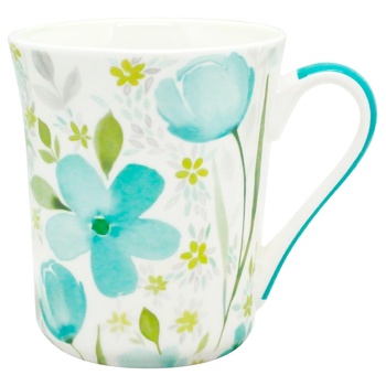 Чашка керамическая Цветы 310мл - купить, цены на КОСМОС - фото 5