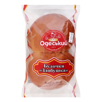Булочки Одеський хлібозавод №4 Здобушка 90г х 2шт - купити, ціни на Таврія В - фото 1