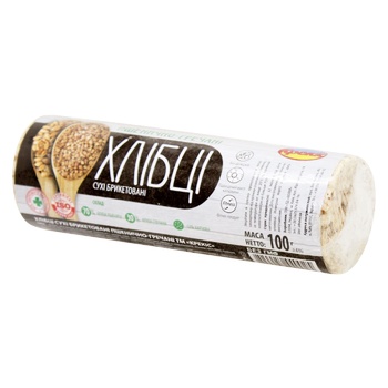 Krekis Wheat-Buckwheat Cereal Cakes 100g - buy, prices for NOVUS - photo 2