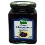 Джем Gina з чорної смородини 400г