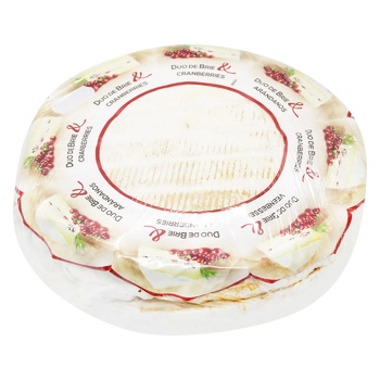 Duo de Brie Cheese with Cranberries 50% - buy, prices for Vostorg - photo 1