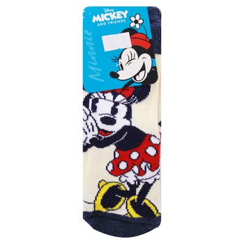 Шкарпетки дитячі Disney Minnie Mouse р.19-22 - купити, ціни на КОСМОС - фото 1