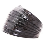 Plastic Black Lid 75mm 10pcs