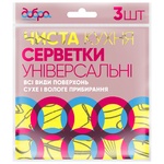 Салфетки Добра господарочка Чистая кухня универсальные 3шт