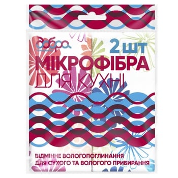 Салфетки Добра Господарочка для кухни 2шт - купить, цены на Auchan - фото 2