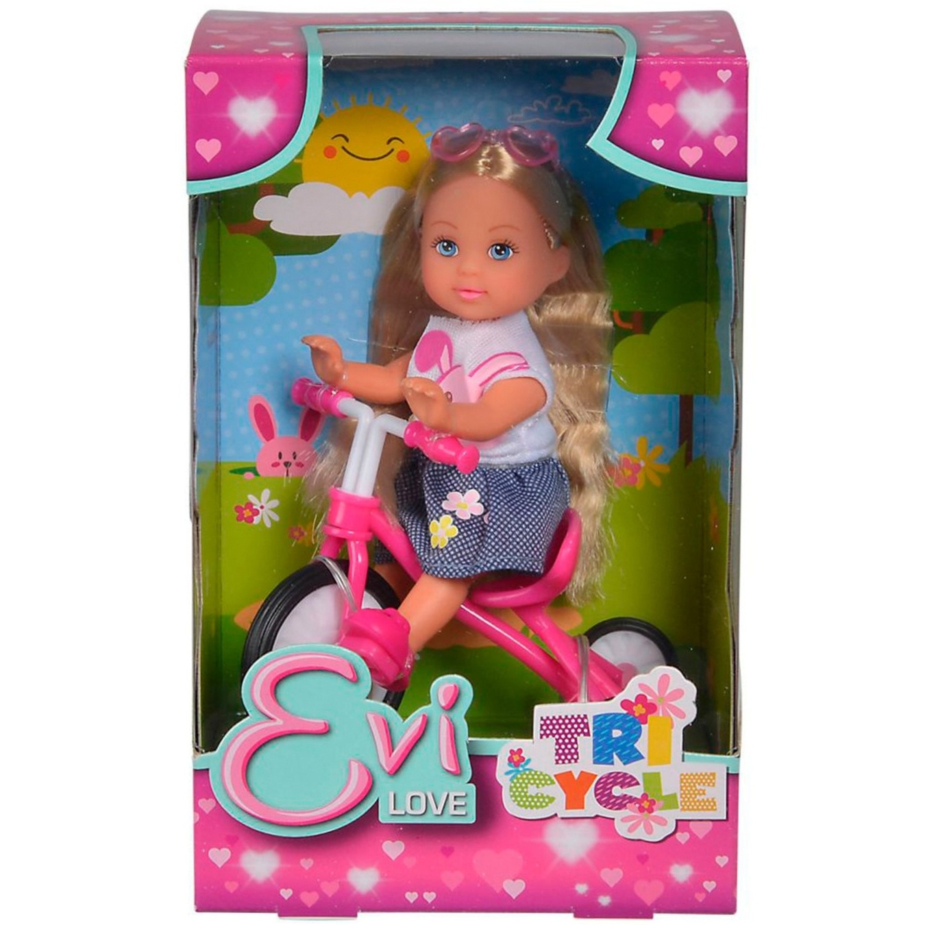 

Кукольный набор Simba Evi Love на трехколесном велосипеде