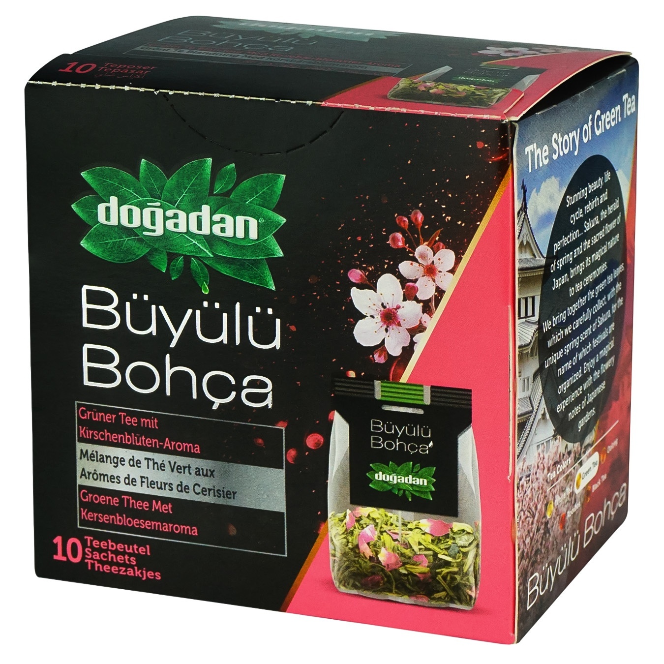 

Чай Dogadan зелений вишневий цвіт 12г