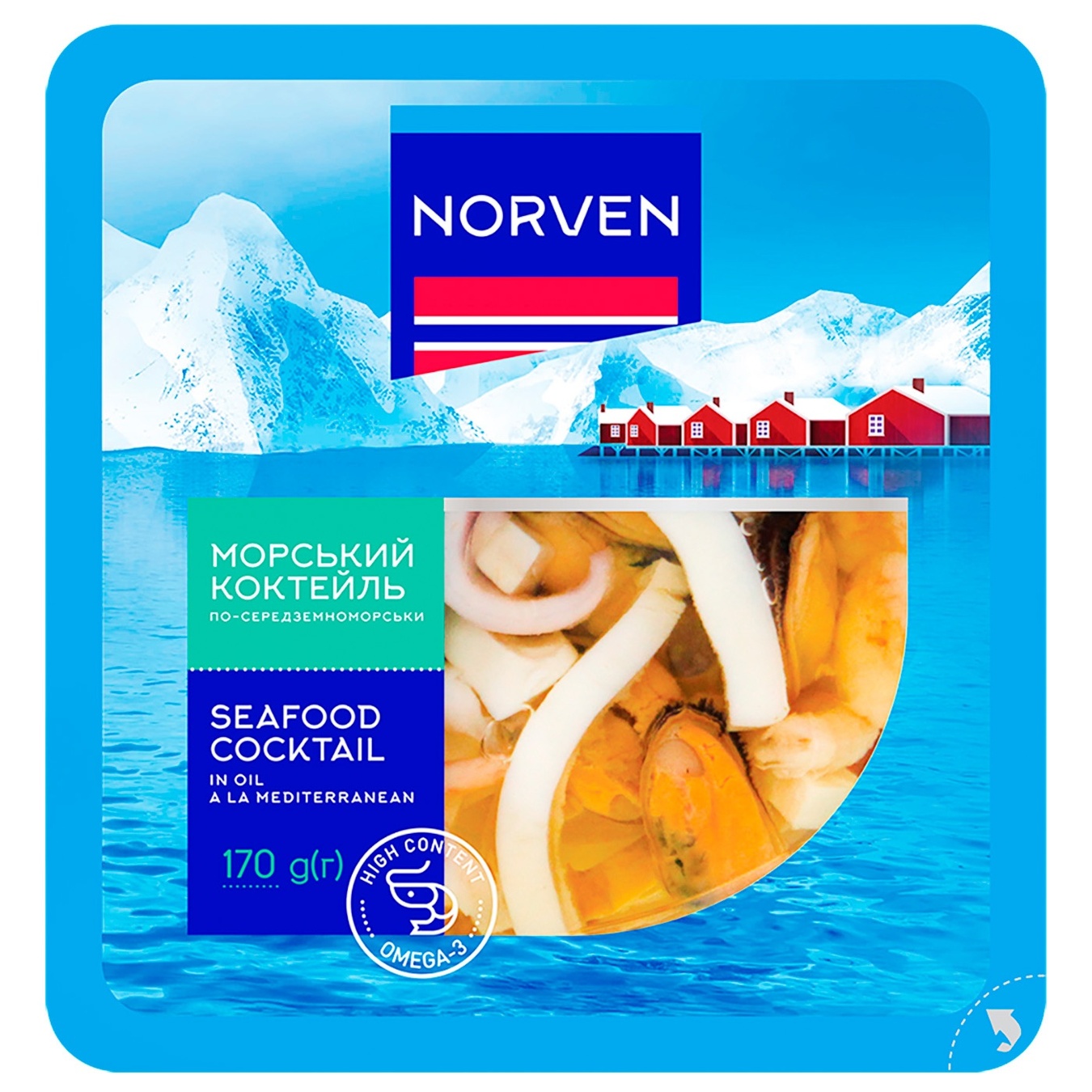 

Морской коктейль Norven по-средиземноморски 170г