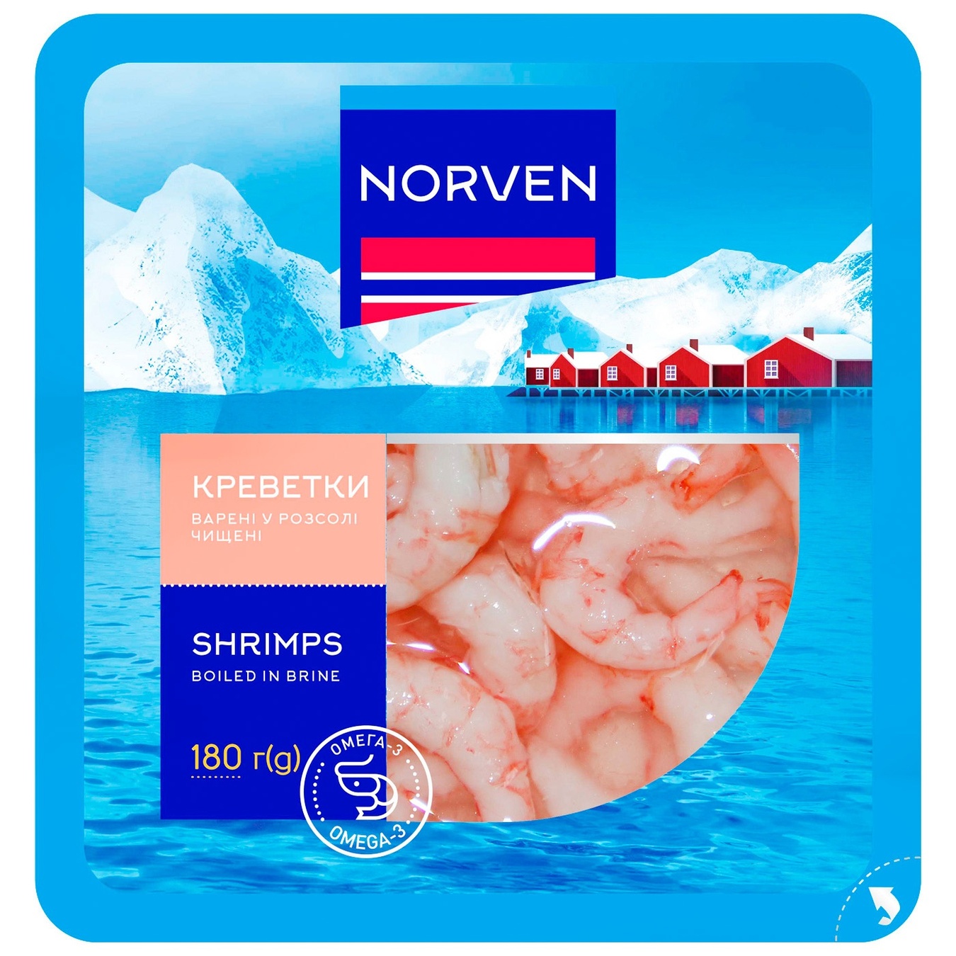 

Креветка Norven в рассоле 180г