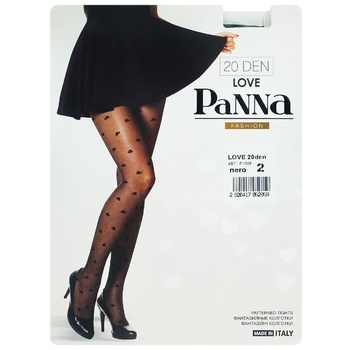 Panna Love Women's Black Tights 20 den size 2 - buy, prices for Auchan - photo 1