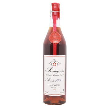 Castarede Annee 1990 Armagnac 40% 0.7l in wooden box - buy, prices for MegaMarket - photo 3